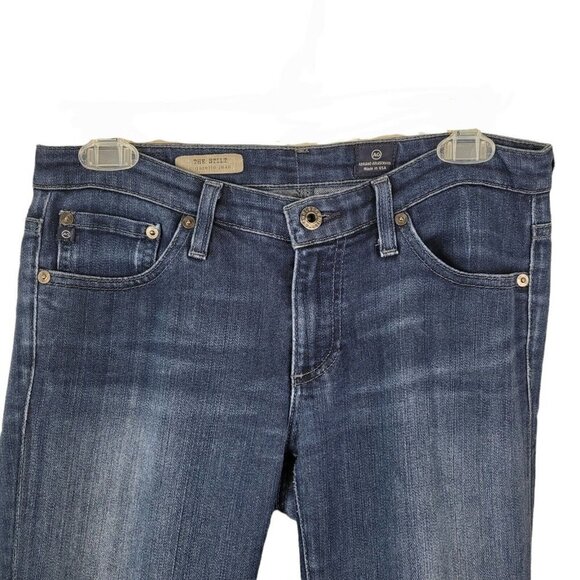 AG Adriano Goldschmied Sz 27 Reg The Stilt Cigarette Jeans Medium Wash Women's - Picture 3 of 12